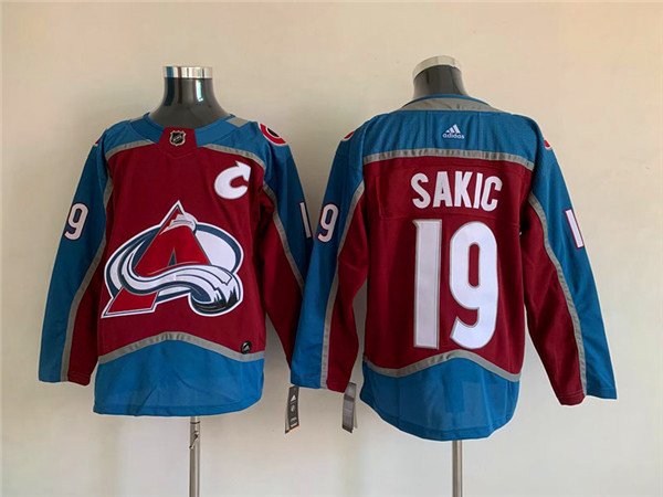 Colorado Avalanche #19 Joe Sakic Burgundy Stitched Jersey - AVS40
