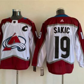 White Colorado Avalanche #19 Joe Sakic Stitched Jersey - AVS171