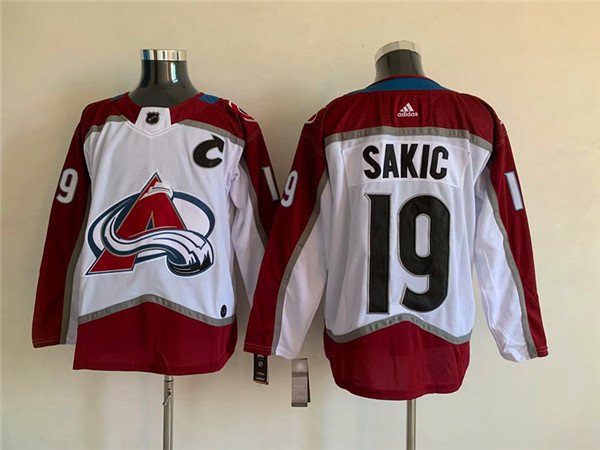 White Colorado Avalanche #19 Joe Sakic Stitched Jersey - AVS171