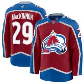 Burgundy Colorado Avalanche #29 Nathan MacKinnon 2024-25 Home Stitched Jersey - AVS29