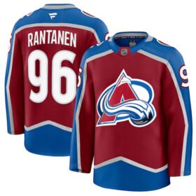 Burgundy Colorado Avalanche #96 Mikko Rantanen 2024-25 Home Stitched Jersey - AVS143