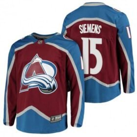 Red Colorado Avalanche #15 Duncan Siemens Stitched Jersey - AVS269