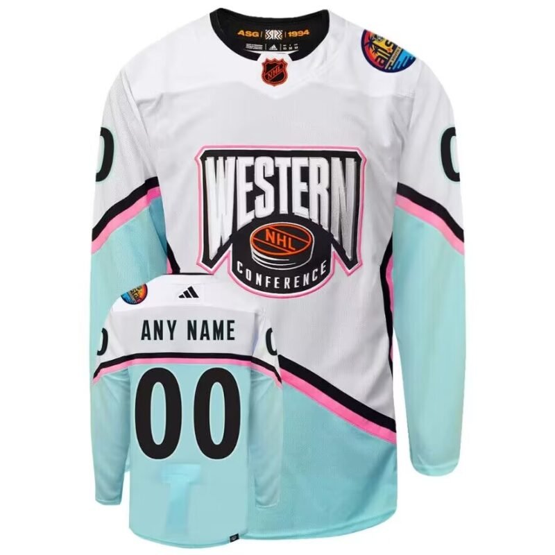 White Colorado Avalanche Avtive Player Custom 2023 All-Star Western Conference Stitched Jersey - AVS304
