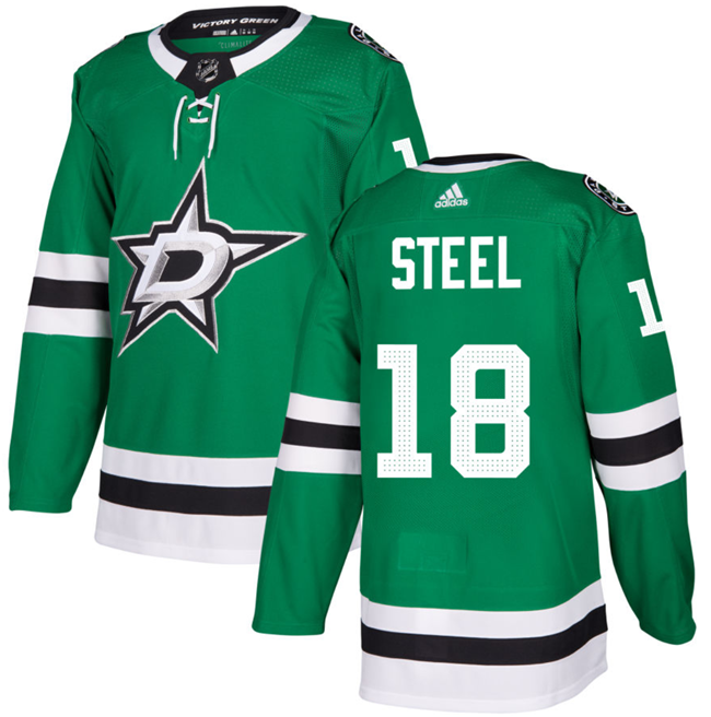 Green Dallas Stars #18 Sam Steel Stitched Jersey - DLS96
