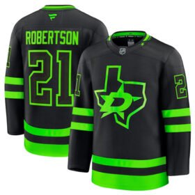 Black Dallas Stars #21 Jason Robertson 2024-25 Alternate Stitched Hockey Jersey - DLS17