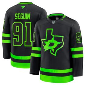 Black Dallas Stars #91 Tyler Seguin 2024-25 Alternate Stitched Hockey Jersey - DLS13
