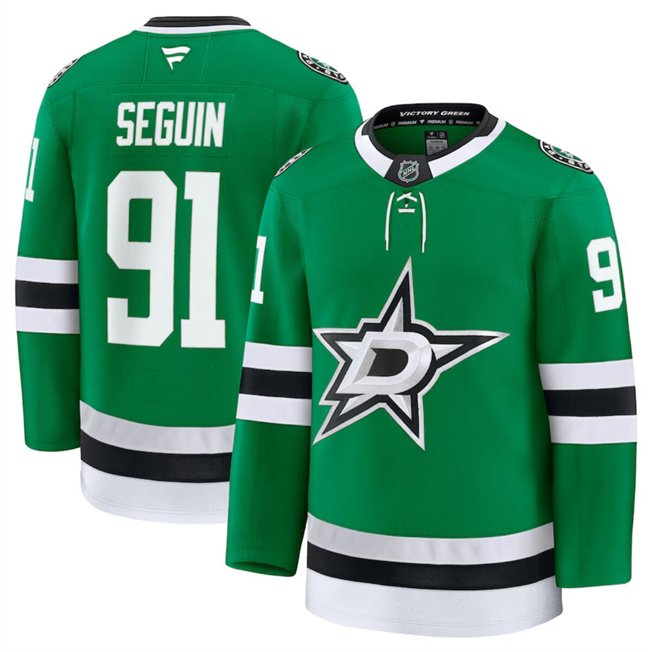 Green Dallas Stars #91 Tyler Seguin 2024-25 Home Stitched Hockey Jersey - DLS222