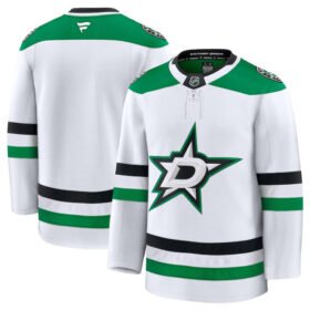 White Dallas Stars Blank 2024-25 Away Stitched Hockey Jersey - DLS34