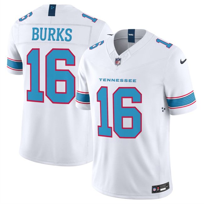 White Tennessee Titans #16 Treylon Burks 2026 F.U.S.E. Vapor Limited Stitched Football Jersey - TNT281