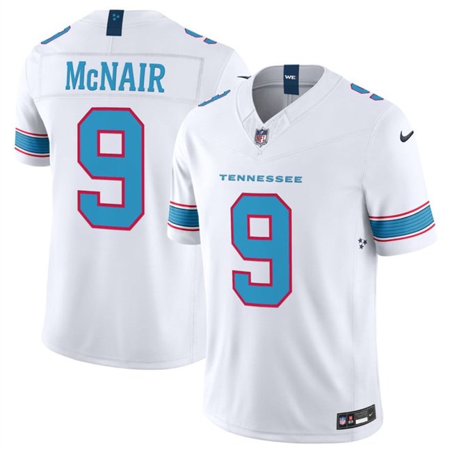 White Tennessee Titans #9 Steve McNair 2026 F.U.S.E. Vapor Limited Stitched Football Jersey - TNT282