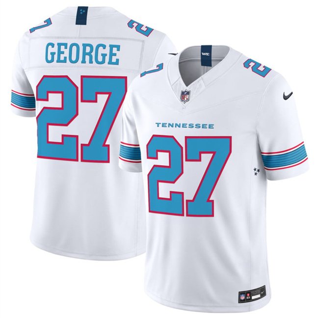 White Tennessee Titans #27 Eddie George 2026 F.U.S.E. Vapor Limited Stitched Football Jersey - TNT283