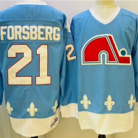 Blue Colorado Avalanche #21 Peter Forsberg Stitched Jersey - AVS172