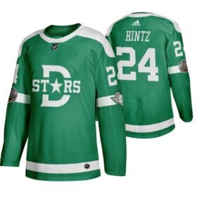 Adidas Dallas Stars #24 Roope Hintz Green 2020 Winter Classic Retro NHL Jersey - DLS143