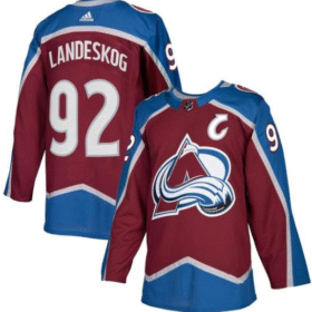 Adidas Colorado Avalanche #92 Gabriel Landeskog Burgundy With C Patch Stitched NHL Jersey - AVS215