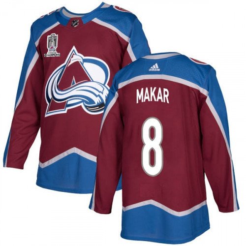 Colorado Avalanche #8 Cale Makar 2022 Stanley Cup Champions Patch Stitched Jersey - AVS110