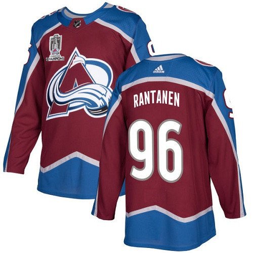 Colorado Avalanche #96 Mikko Rantanen 2022 Stanley Cup Champions Patch Stitched Jersey - AVS108