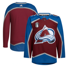 Colorado Avalanche Blank 2022 Burgundy Stanley Cup Final Patch Stitched Jersey - AVS272