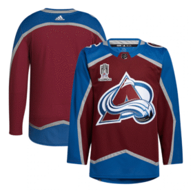 Colorado Avalanche Blank 2022 Stanley Cup Champions Patch Stitched Jersey - AVS167