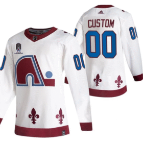 White Colorado Avalanche Avtive Player Custom 2022 Stanley Cup Champions Patch Stitched Jersey - AVS274