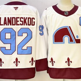 White Colorado Avalanche #92 Gabriel Landeskog 2024-25 With C Patch Stitched Jersey - AVS99