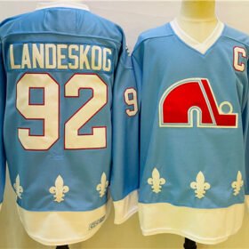 Blue Colorado Avalanche #92 Gabriel Landeskog Stitched Jersey - AVS181