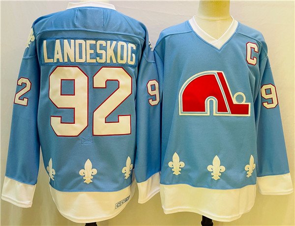 Blue Colorado Avalanche #92 Gabriel Landeskog Stitched Jersey - AVS181