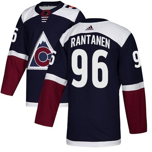 Adidas Avalanche #96 Mikko Rantanen Navy Alternate Authentic Stitched NHL Jersey - AVS35