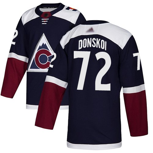 Adidas Avalanche #72 Joonas Donskoi Navy Alternate Authentic Stitched NHL Jersey - AVS220