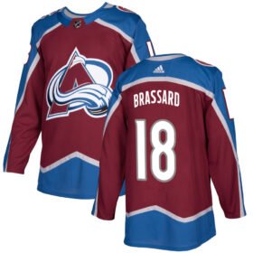 Adidas Avalanche #18 Derick Brassard Burgundy Home Authentic Stitched NHL Jersey - AVS177
