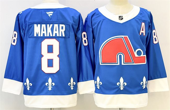 Blue Colorado Avalanche #8 Cale Makar 2025/26 With A Patch Alternate Stitched Jersey - AVS206