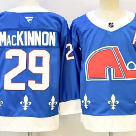 Blue Colorado Avalanche #29 Nathan MacKinnon 2025/26 With A Patch Alternate Stitched Jersey - AVS297