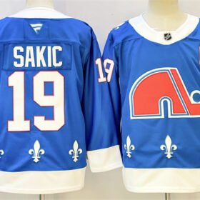 Blue Colorado Avalanche #19 Joe Sakic 2025 Stitched With C Patch Hockey Jersey - AVS51