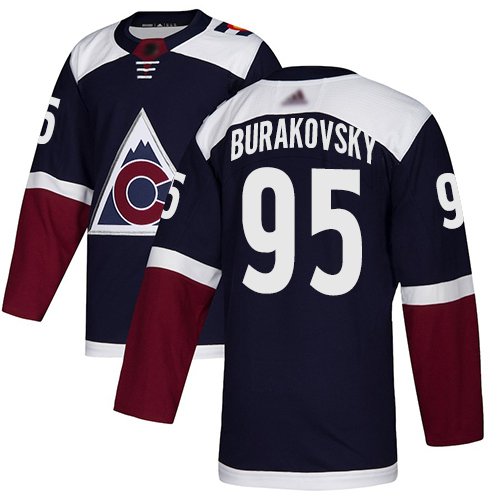 Adidas Avalanche #95 Andre Burakovsky Navy Alternate Authentic Stitched NHL Jersey - AVS106