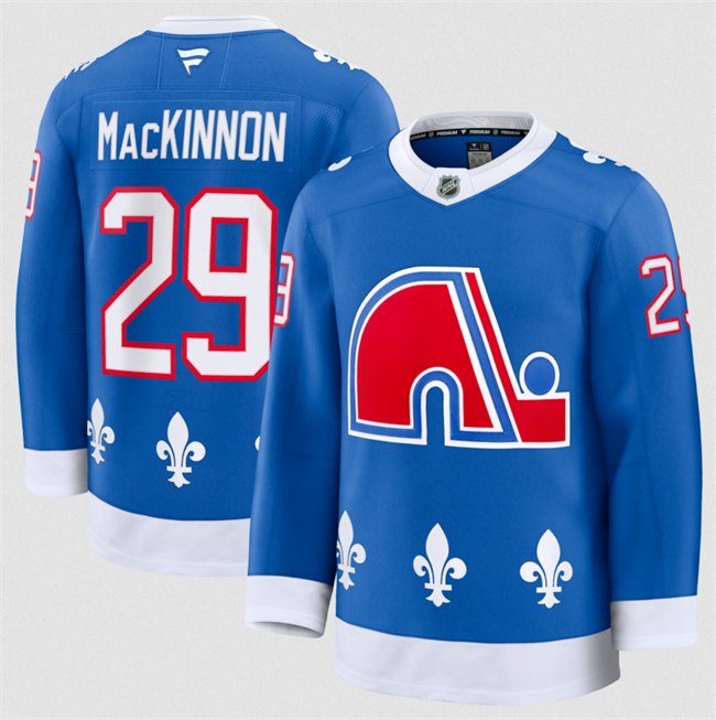 Blue Colorado Avalanche #29 Nathan MacKinnon 2025 Alternate Stitched Jersey - AVS81