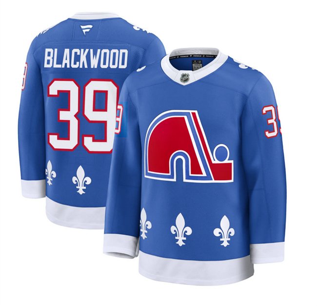 Blue Colorado Avalanche #39 Mackenzie Blackwood 2025 Alternate Stitched Jersey - AVS185