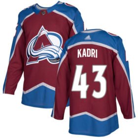 Adidas Avalanche #43 Nazem Kadri Burgundy Home Authentic Stitched NHL Jersey - AVS140