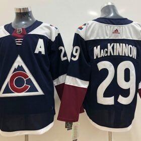 Adidas Avalanche #29 Nathan MacKinnon Navy Alternate Authentic Stitched NHL Jersey - AVS02