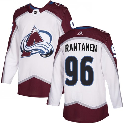 Adidas Avalanche #96 Mikko Rantanen White Road Authentic Stitched NHL Jersey - AVS328