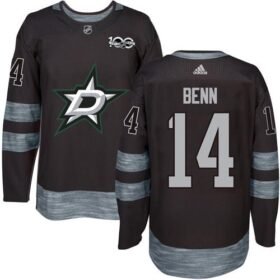 Adidas Stars #14 Jamie Benn Black 1917-2017 100th Anniversary Stitched NHL Jersey - DLS85