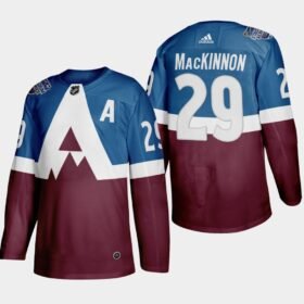 Adidas Colorado Avalanche #29 Nathan Mackinnon 2020 Stadium Series Burgundy Stitched NHL Jersey - AVS76