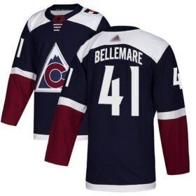 Adidas Avalanche #41 Pierre-Edouard Bellemare Navy Alternate Authentic Stitched NHL Jersey - AVS44