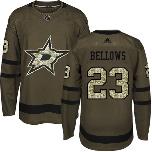 Adidas Stars #23 Brian Bellows Green Salute to Service Stitched NHL Jersey - DLS174