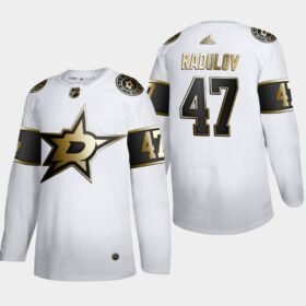 Dallas Stars #47 Alexander Radulov Adidas White Golden Edition Limited Stitched NHL Jersey? - DLS15