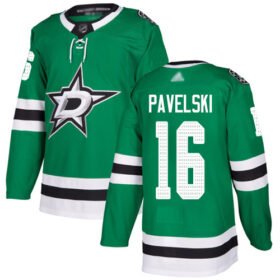Adidas Stars #16 Joe Pavelski Green Home Authentic Stitched NHL Jersey - DLS40