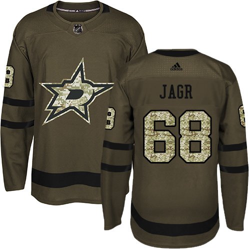 Adidas Stars #68 Jaromir Jagr Green Salute to Service Stitched NHL Jersey - DLS25