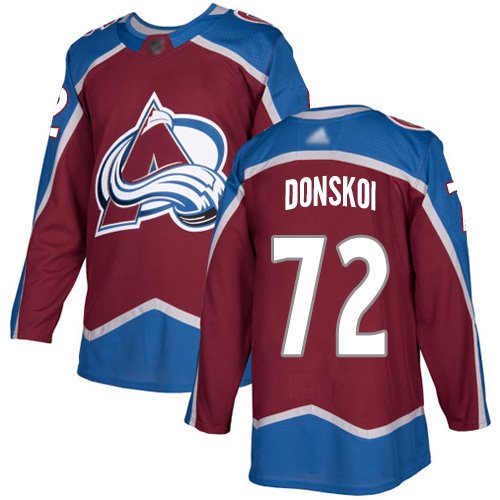 Adidas Avalanche #72 Joonas Donskoi Burgundy Home Authentic Stitched NHL Jersey - AVS280