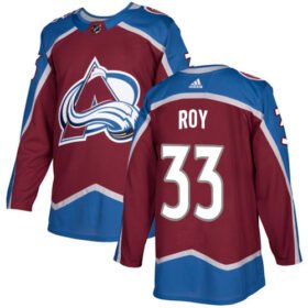 Adidas Avalanche #33 Patrick Roy Burgundy Home Authentic Stitched NHL Jersey - AVS25
