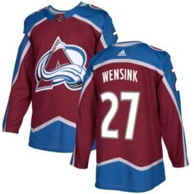 Adidas Avalanche #27 John Wensink Burgundy Home Authentic Stitched NHL Jersey - AVS133