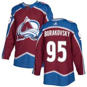 Adidas Avalanche #95 Andre Burakovsky Burgundy Home Authentic Stitched NHL Jersey - AVS41