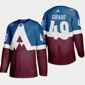 Adidas Colorado Avalanche #49 Samuel Girard 2020 Stadium Series Burgundy Stitched NHL Jersey - AVS137